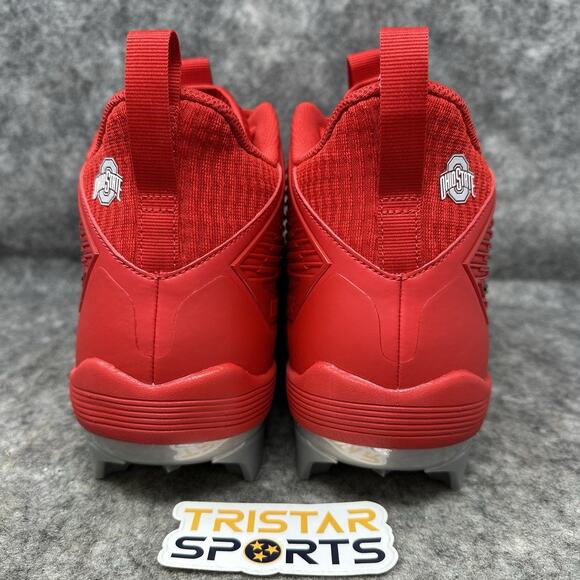 Ohio State Buckeyes Nike Force Savage Pro 3 Football Cleats Mens Size 17 OSU PE - Picture 5 of 8